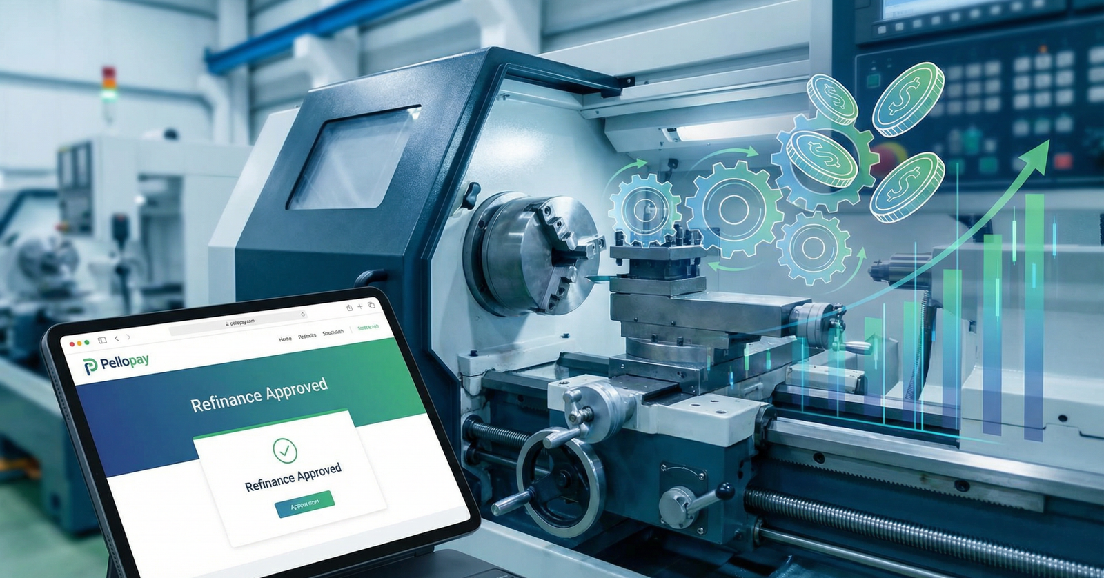 Asset refinancing for machinery