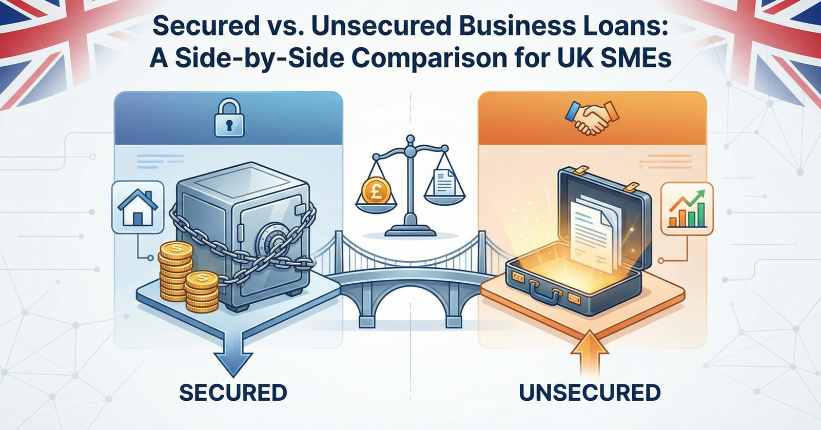 secured vs unsecured business loans UK